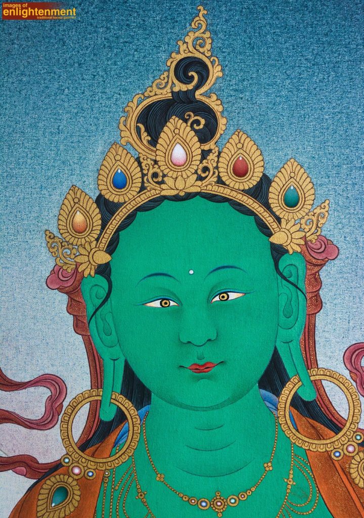 Rostro de Tara Verde.