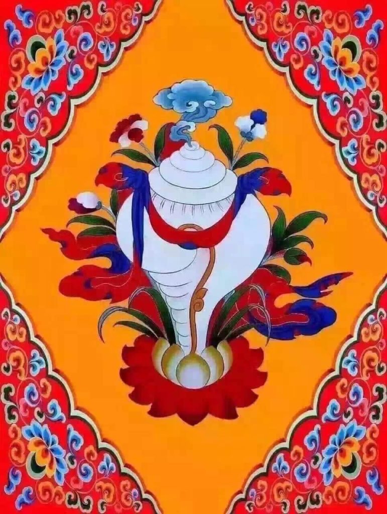 Signo auspicioso. Concha.