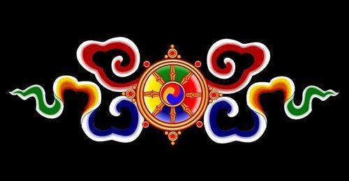 Rueda de Dharma.
