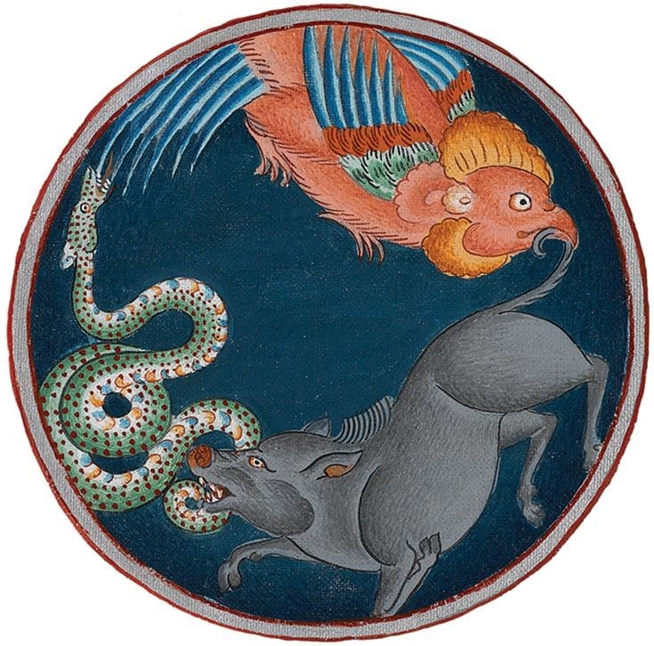 Los 3 animales de la rueda.